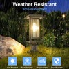 SCNYCUL Solar Lamp Post Lights for Outdoor with Pier Mount
