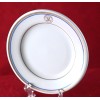 4) US Navy Officers Mess 7" Bread Plates Gold line