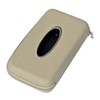 Car Tissue Holder Decorative Leather Container Visor Hanging Box for