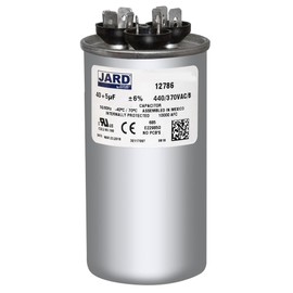 HC98KA041-40 + 5 uf MFD 440 Volt VAC Carrier Round Dual Run Replacement Capacitor