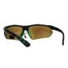 Xloop Sports Sunglasses Men's Half Rim Wrap Around Shades UV400