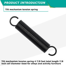 DONFON 4 7/8 in. Recliner Mechanism Extension Springs, 4 7/8 in. Dia Replacement Tilt Mechanism Extension Springs for Lane and Action Furniture, Replacement Tunnel and Activity Furniture (2 pcs)