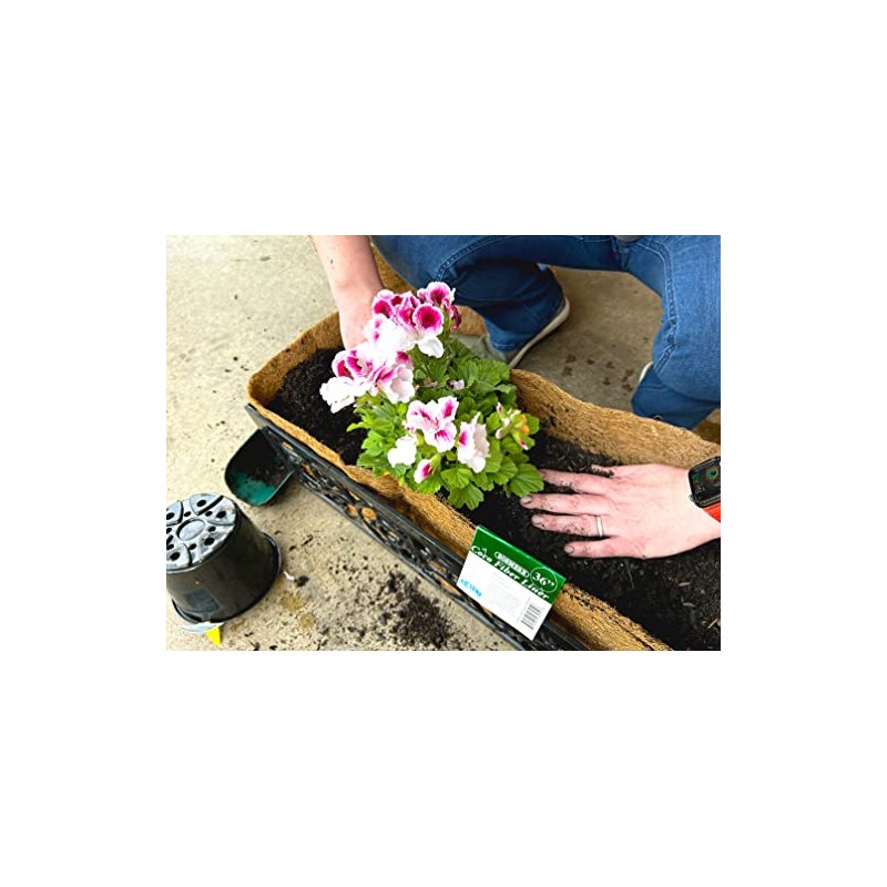 Bosmere Pre-Formed Coco Liner with Soil Moist – 36-Inch Replacement
