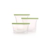 Lekue Reusable Silicone Bags (Set of 3) - Airtight Food