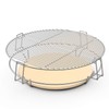 onlyfire Barbecue Cooking Grate System Grilling Accessory for Weber 22"
