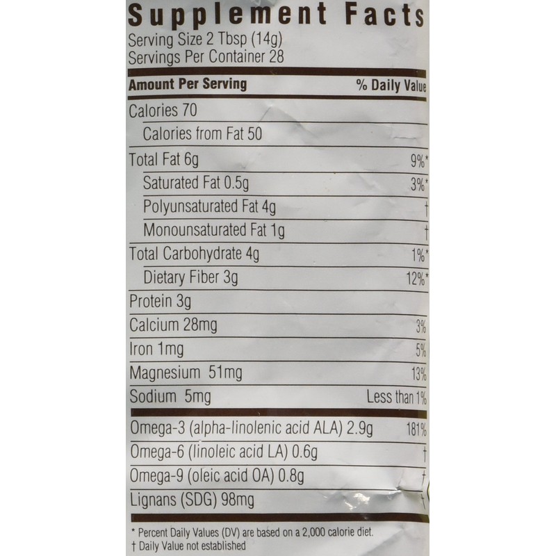 Spectrum Essentials Organic Ground Essential Flaxseed 14 oz. (Pack of