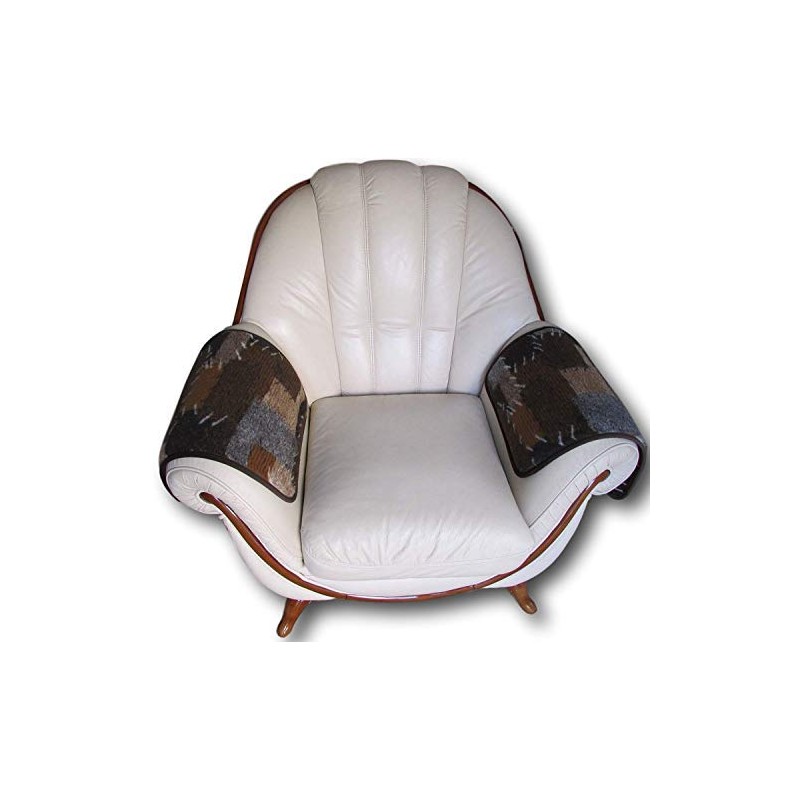 Alpenwolle Armchair and Armrest Protector Patchwork 3 Pieces