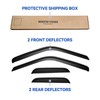 Window Visors Rain Guards for 1988-1999 Chevy/GMC C1500/ C2500/C3500/ K1500/