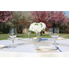 AmaCasa Non-Woven Table Runner with Flower Design 23 cm /