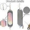 HKYLRAT 2 Trolling Flashers, Diving Board Salmon Fishing Dodger 4.5In,