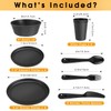 ZIVONA 40-Piece Unbreakable Kids Dinnerware Set for Toddlers & Children,
