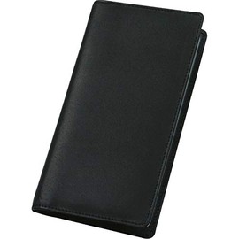 Business Card Holder Leather Black