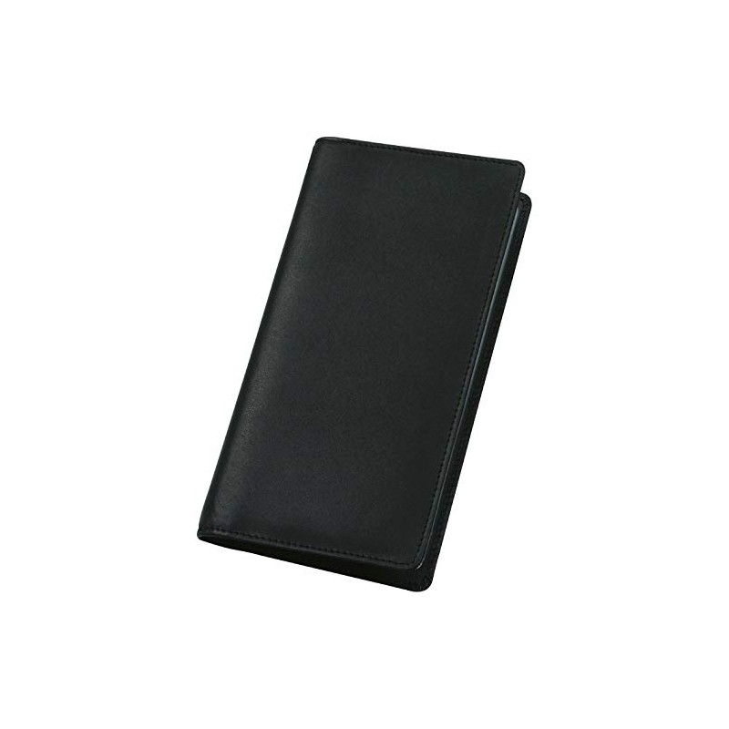 Business Card Holder Leather Black