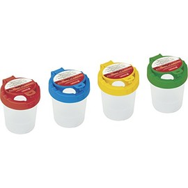 Brunnen Baier & Schneider Brunnen 1048899 Water Cup with Lid Height 9 cm Diameter 8 cm Assorted Colours