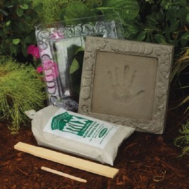 Midwest Products Kids Garden Handprint Stepping Stone Kit