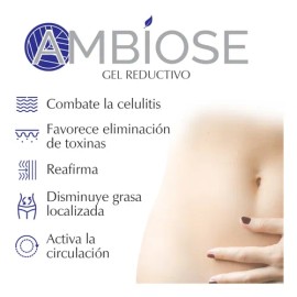 Gel Reductivo Ambiose, Disminuye Grasa Y Celulitis, Reafirma