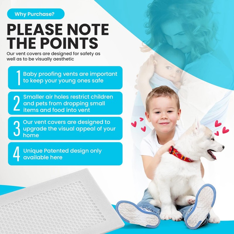 2Pcs Baby Proof Vent Cover Child Proof Safe Soft Silicone