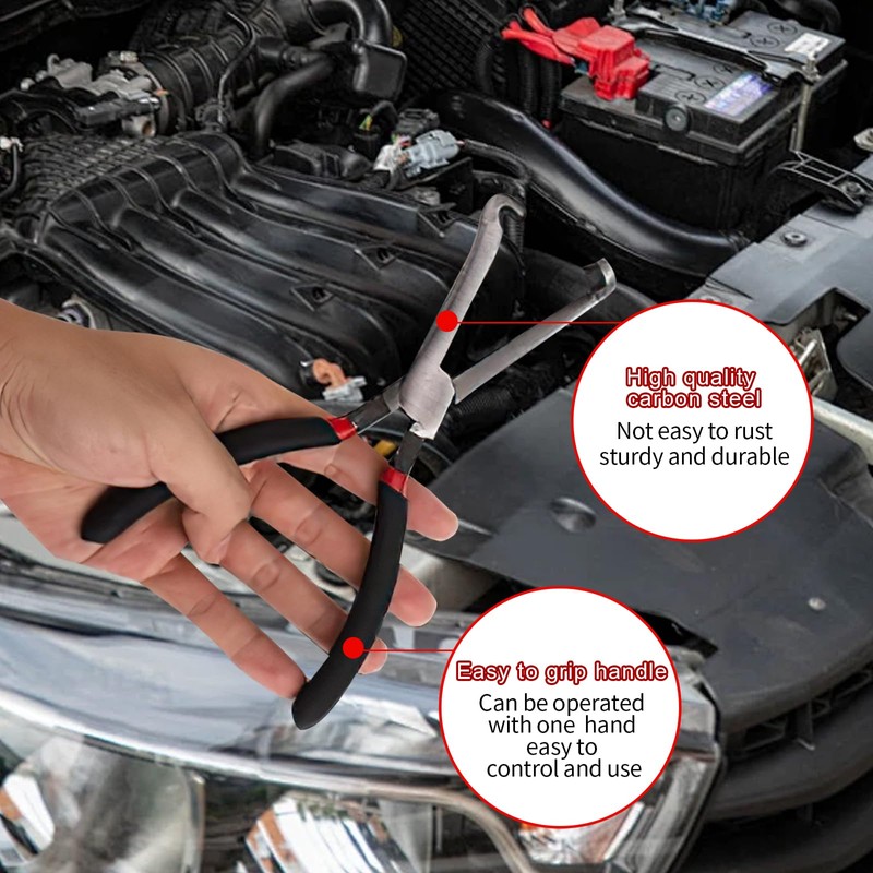 FunnAura Electrical Disconnect Pliers, Car Electrical Fuel Line Plug Pliers