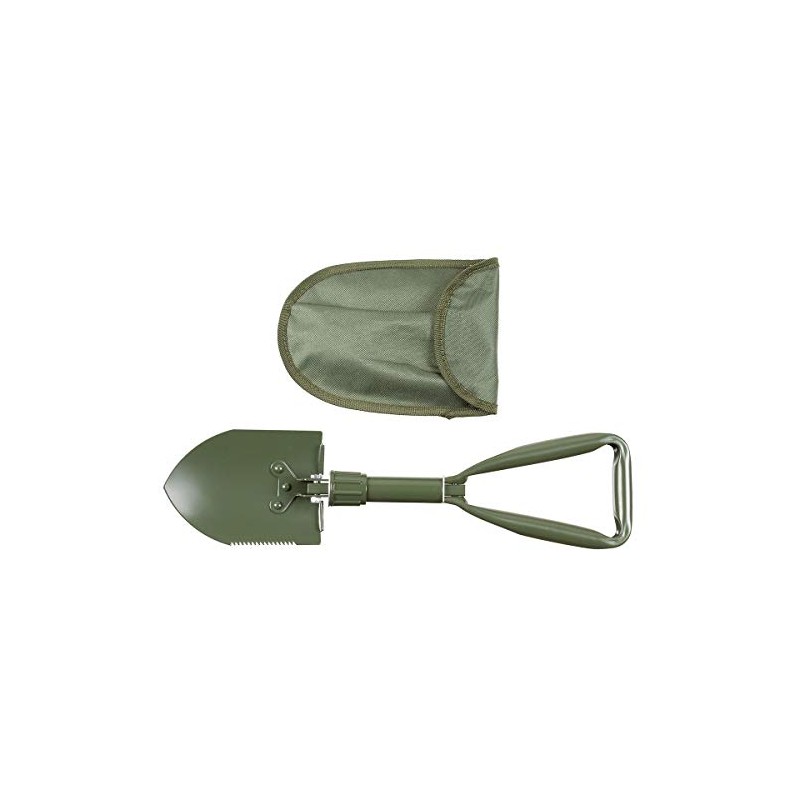 Mini Folding Camping Bushcraft Shovel Spade Saw with Bag Pouch