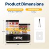 VIVOHOME Electric 5 Trays Food Dehydrator Machine, 400W Hydrator Machine