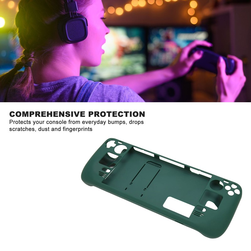 Kickstand Case for Steam Deck Hands Free Full Protection Fingerprint