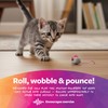 SmartyKat Marble Mouse Rolling Marble Cat Toy, Unpredictable Wobble Action