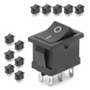 12-Pack Rocker Toggle Switch, ON/Off DPDT 6Pin Boat Switches for