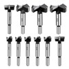 10PCS Forstner Drill Bit,Carbide Tipped Forstner Bit for Hard Wood,