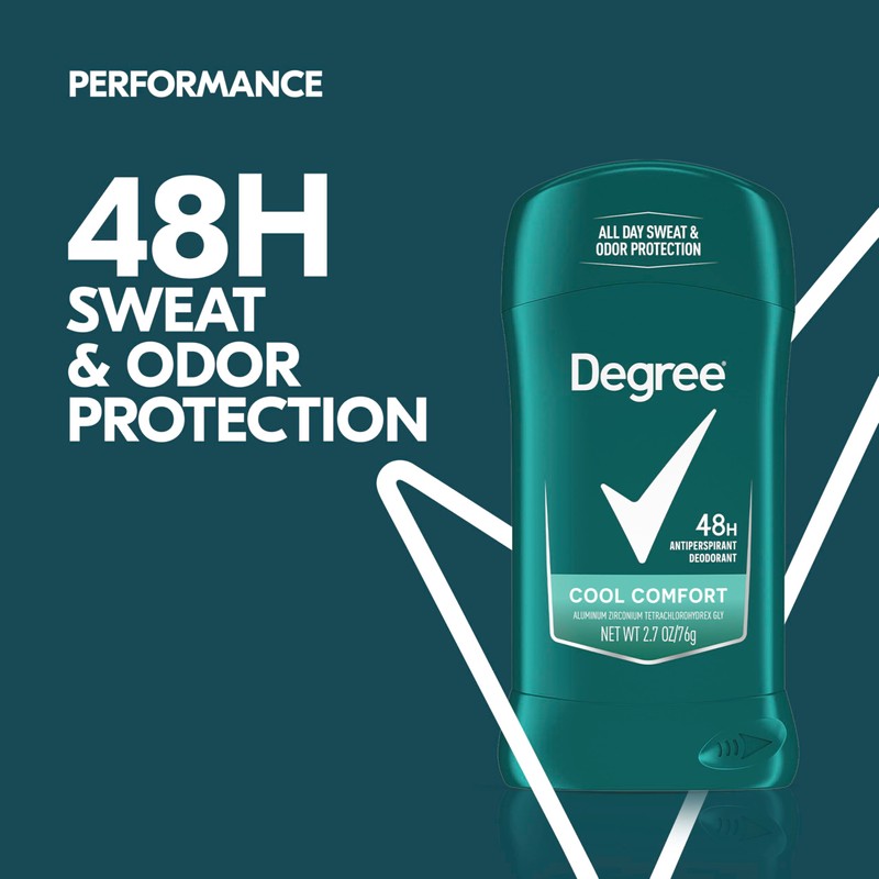 Degree Men Dry Protection Antiperspirant, Cool Comfort, 2.7 oz., Pack