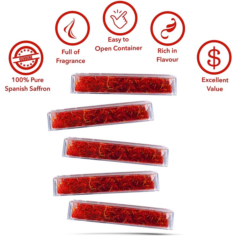 Sewanti Saffron Threads 1 Gram Package by Sun Brand -