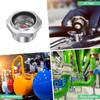 M METERXITY Air Compressor Oil Sight Glass, 1" NPT Toughened