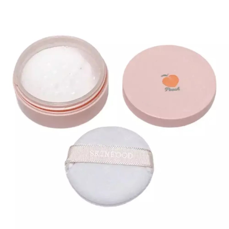 Skin Food 복숭아향 앙증크기 미니 스킨푸드 피치뽀송 멀티 피니시파우더 Peach-scented