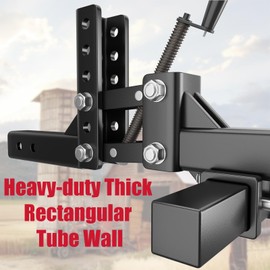 Garvee Manual Implement Lift,Plow Scarifier,with 1-Point and 2-Inch Receiver for ATV,UTV,Tractors,Adjustable Height Lift.