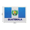 Graphic Dust Guatemala Flag Embroidered Patch Applique