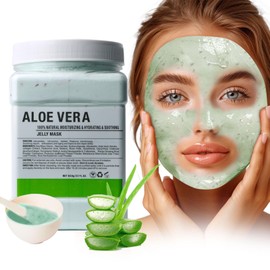 ELVENSTARS Collagen Jelly Mask – Jelly Mask for Facials & Vajacial, Mascarilla Hidroplástica Facial,Esthetician Supplies for All Skin Types (Aloe Vera)