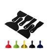 Bates- Putty Knife, 6 Pack, Black, Plastic Paint Scraper, Plastic