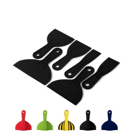 Bates- Putty Knife, 6 Pack, Black, Plastic Paint Scraper, Plastic Scraper, Plastic Putty Knife, Putty Knife Set, Plastic Spreader, Spackle Tool, Plastic Putty Knife Scraper Tool, Putty Scraper