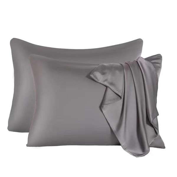 Mulberry Silk Pillowcase for Hair and Skin,Cooling Silk Pillow Case