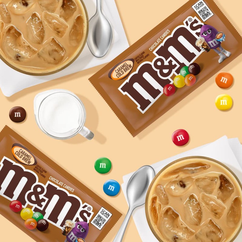 M&M'S CARAMEL COLD BREW SINGLES 1.41 OUNCES PER BAG 24