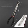 11-Inch Long Nose Pliers – Bent Handle Tool with 5