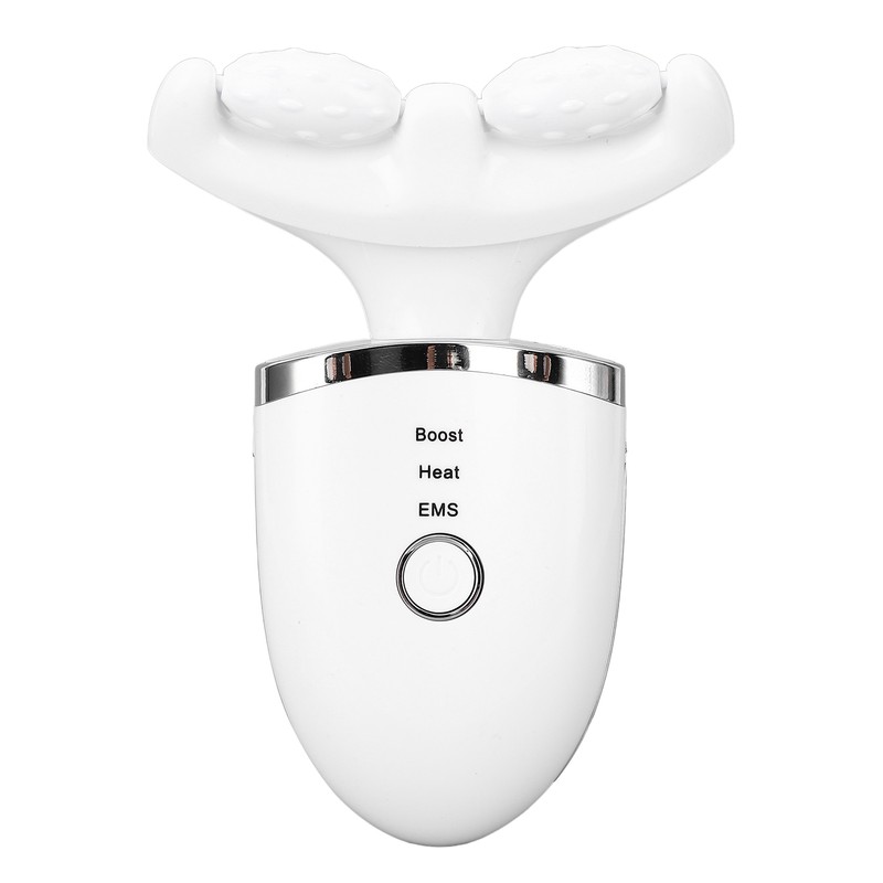 LED Neck Face Beauty Device with Detachable Massage Roller Heating
