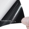 LZLRUN High Gloss Black Vinyl Wrap Self Adhesive Air Release