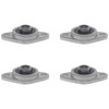 HAJXZH 4 PCS Pillow Block Flange KFL08 Inner Diameter 8