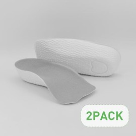 UamGlsob Plantilla de aumento de altura para levantar zapatos, almohadilla ortopédica alta para hombres y mujeres, plantilla de elevación de talón con