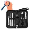 [HYD82LJ2_56] Stainless Steel Fingernail & Toenail Clipper & Organizer 7PCS / [HYD82LJ2_56]스테인레스 손톱 발톱 발톱깍이 정리기 7PCS