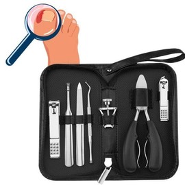 [HYD82LJ2_56] Stainless Steel Fingernail & Toenail Clipper & Organizer 7PCS / [HYD82LJ2_56]스테인레스 손톱 발톱 발톱깍이 정리기 7PCS