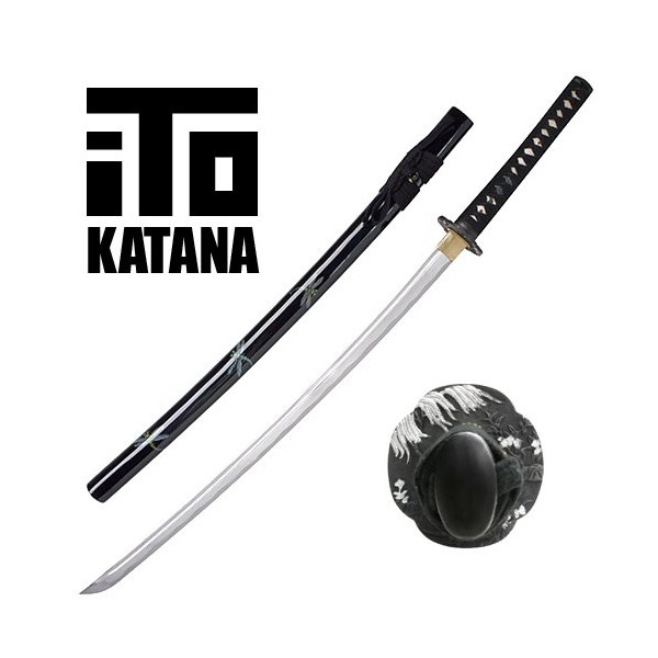 Samurai Sword Full Tang Dragon Fly ITO Katana Model 450