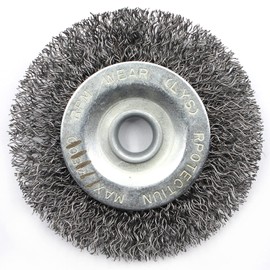 Wire Brush Cleaning Disc Steel 76 x 10 mm Suitable for Bosch GWS 10.8 12V 76 Accessories Metal Stainless Steel Wood