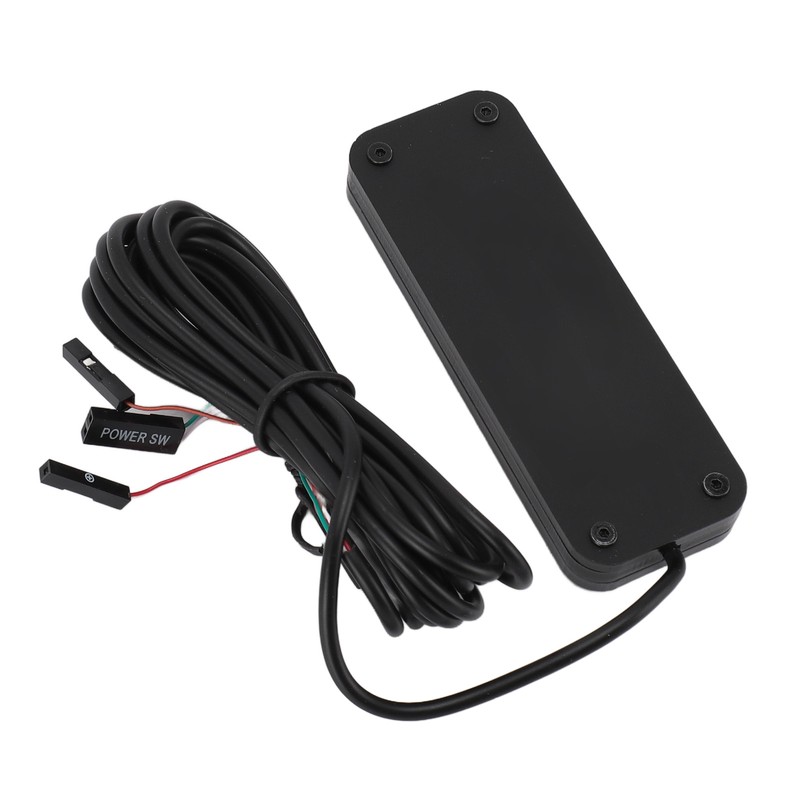 Touch Sliding Desktop Computer Power Switch RGB Lighting External PC