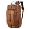 Baosha Stylish Vegan Leather Men Weekender Travel Duffel Tote Bag